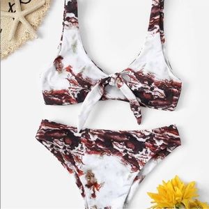 ROMWE Medium Tie Dye Bikini